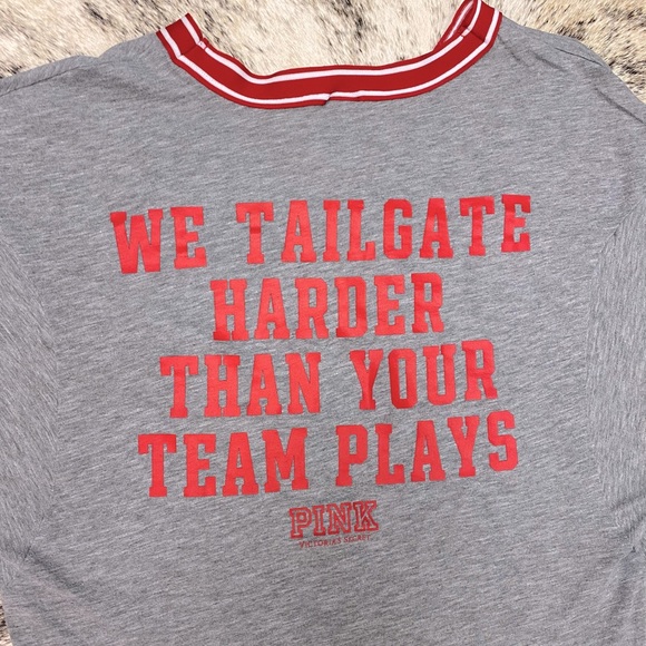 Nebraska HUSKERS Bling Women’s VS PINK Shirt, M - Picture 5 of 5